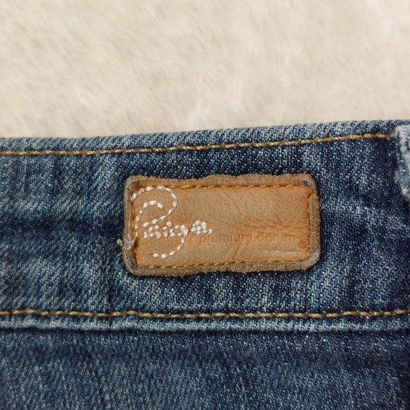 PAIGE Jimmy Jimmy Denim Jean Shorts - Size 27 - Picture 3 of 6